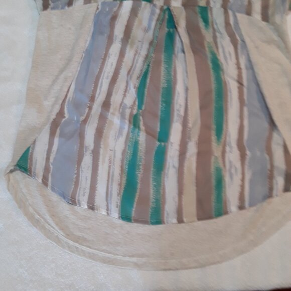 Beautiful new w/o tags tunic top Porridge designer at Anthropology - awesome col - Picture 5 of 8